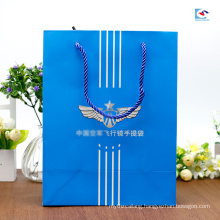 Customs printing white paperboard color paper bags for sunglasses packaging